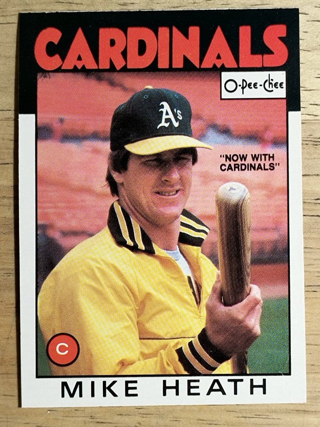 1986 O-Pee-Chee #148 Mike Heath