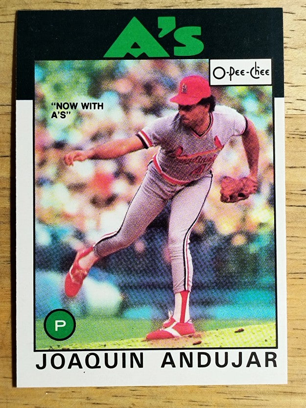 1986 O-Pee-Chee #150 Joaquin Andujar