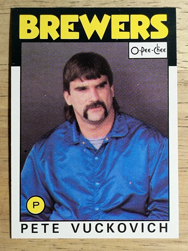 1986 O-Pee-Chee #152 Pete Vuckovich