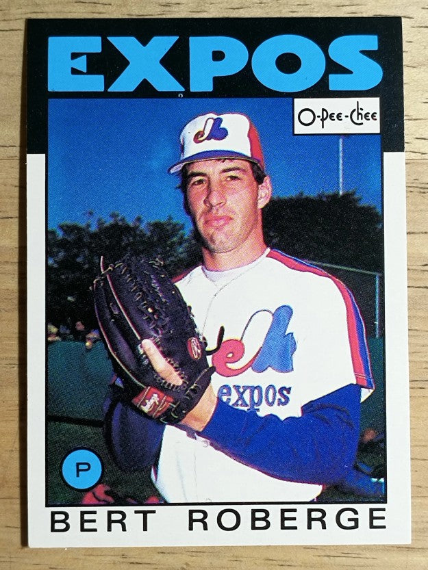 1986 O-Pee-Chee #154 Bert Roberge