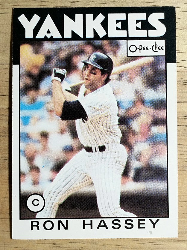 1986 O-Pee-Chee #157 Ron Hassey
