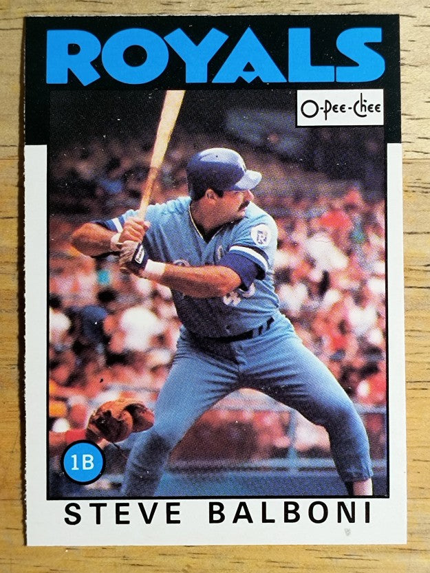 1986 O-Pee-Chee #164 Steve Balboni