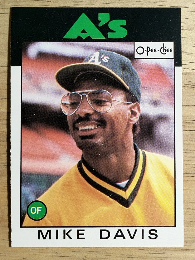 1986 O-Pee-Chee #165 Mike Davis