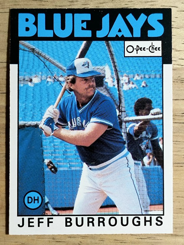 1986 O-Pee-Chee #168 Jeff Burroughs