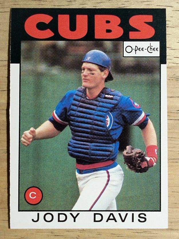 1986 O-Pee-Chee #176 Jody Davis