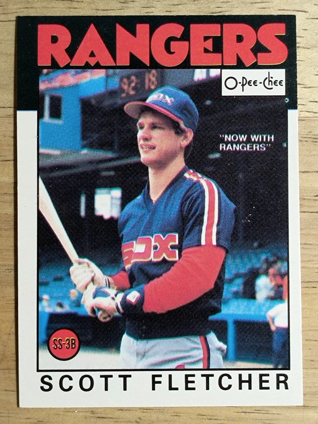 1986 O-Pee-Chee #187 Scott Fletcher