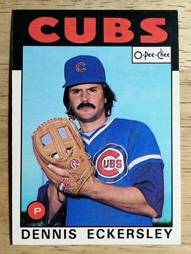 1986 O-Pee-Chee #199 Dennis Eckersley