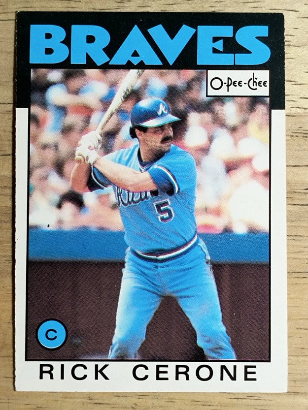 1986 O-Pee-Chee #203 Rick Cerone