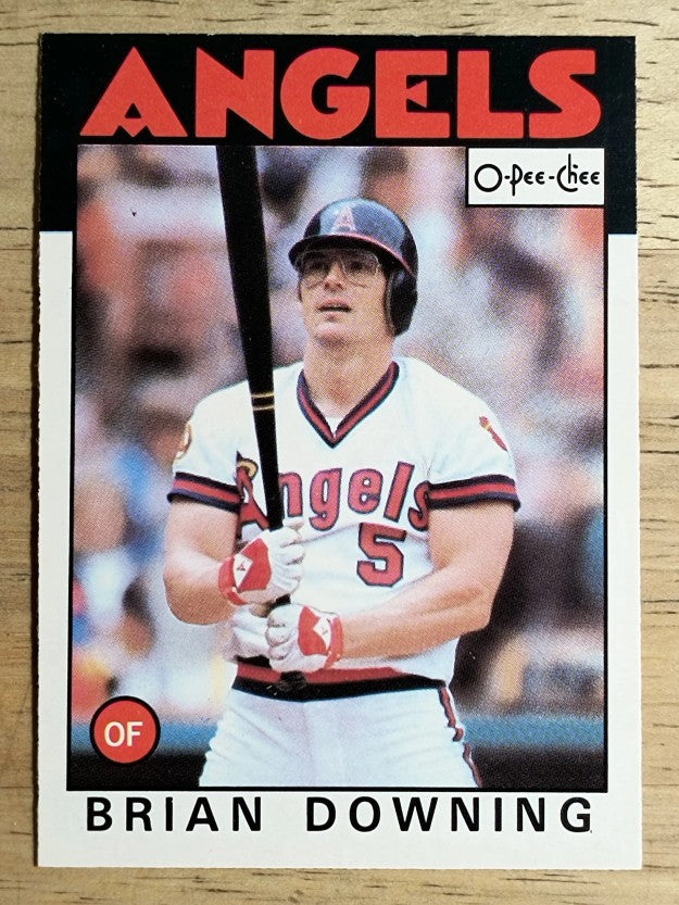 1986 O-Pee-Chee #205 Brian Downing