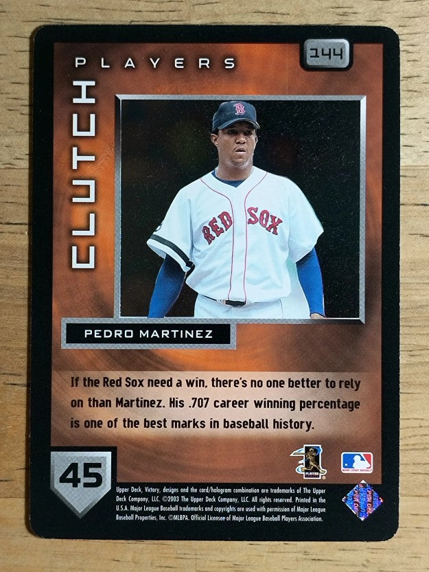 2003 Upper Deck Victory #144 Pedro Martinez CP
