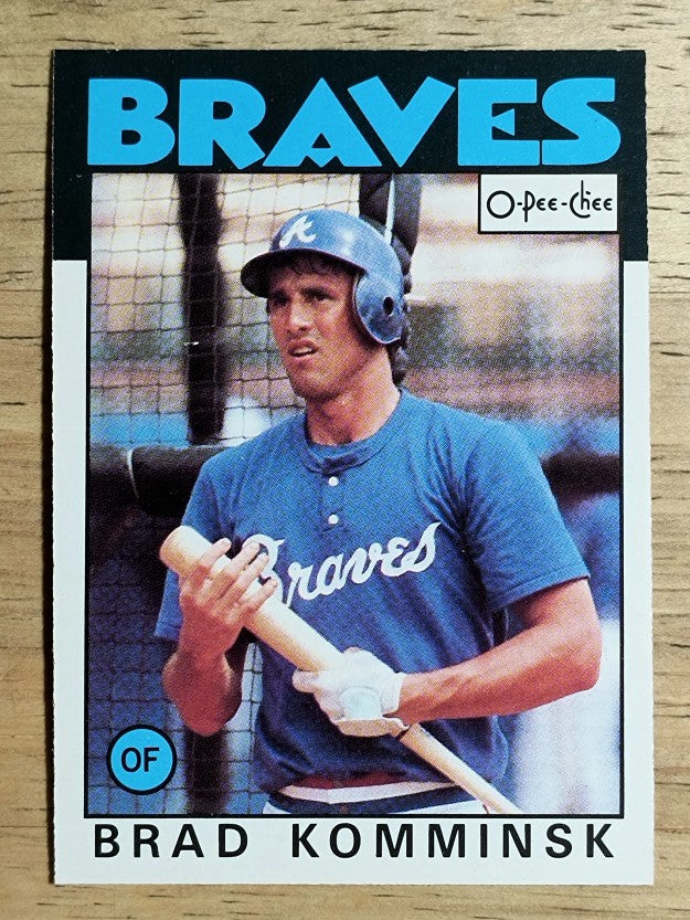 1986 O-Pee-Chee #210 Brad Komminsk