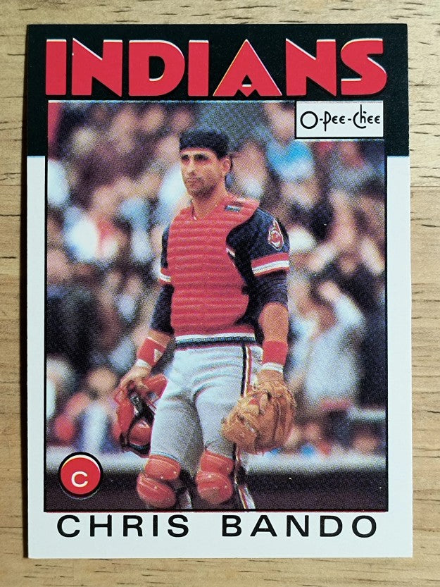 1986 O-Pee-Chee #211 Chris Bando