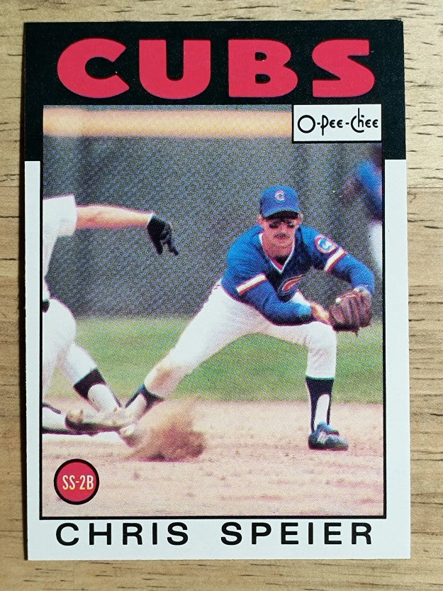 1986 O-Pee-Chee #212 Chris Speier
