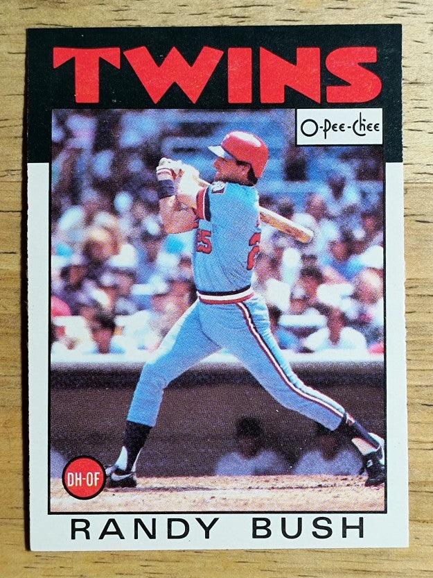 1986 O-Pee-Chee #214 Randy Bush