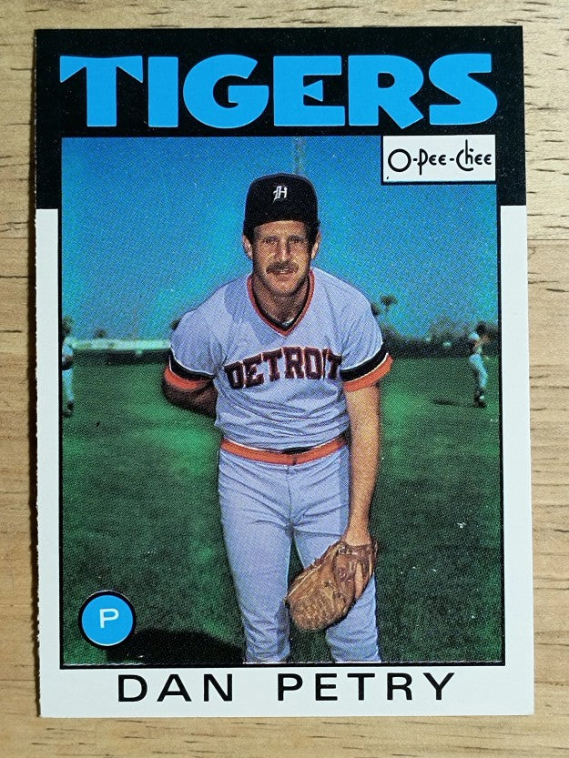 1986 O-Pee-Chee #216 Dan Petry