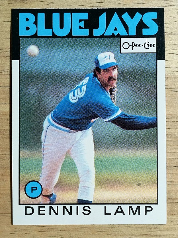1986 O-Pee-Chee #219 Dennis Lamp