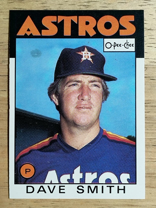 1986 O-Pee-Chee #222 Dave Smith