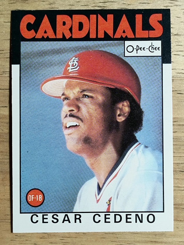 1986 O-Pee-Chee #224 Cesar Cedeno