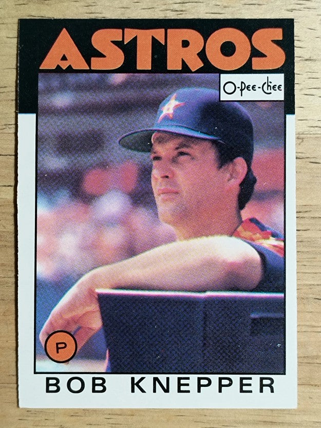1986 O-Pee-Chee #231 Bob Knepper