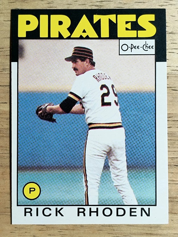 1986 O-Pee-Chee #232 Rick Rhoden