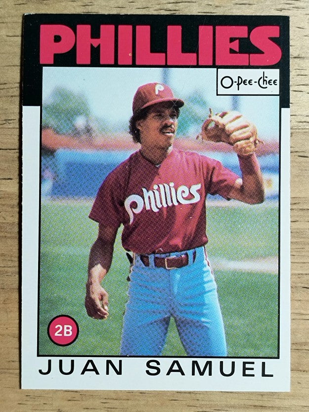 1986 O-Pee-Chee #237 Juan Samuel