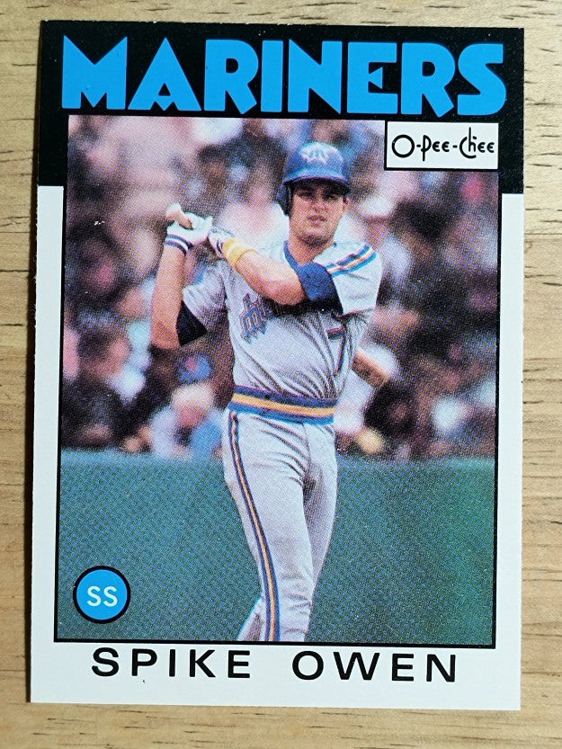 1986 O-Pee-Chee #248 Spike Owen