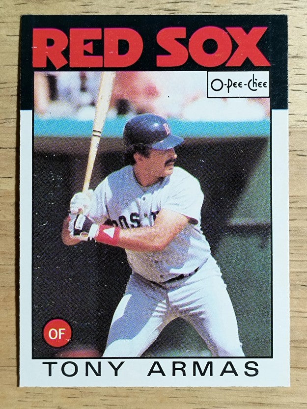 1986 O-Pee-Chee #255 Tony Armas