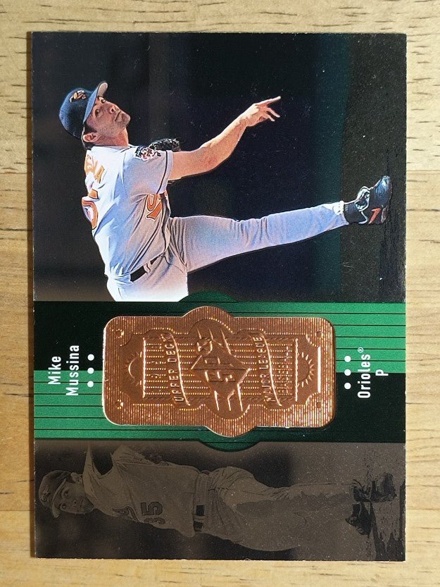 1998 SPx Finite #63 Mike Mussina