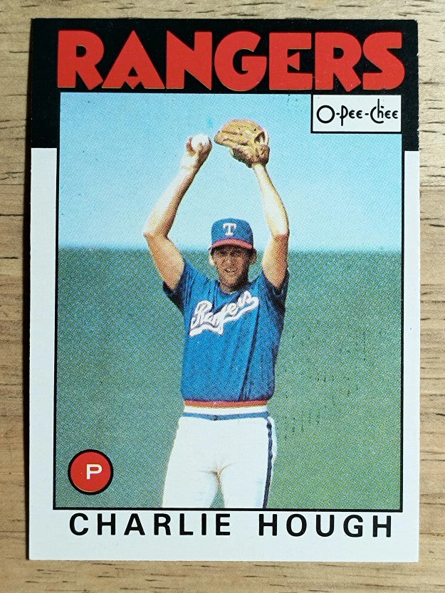 1986 O-Pee-Chee #275 Charlie Hough