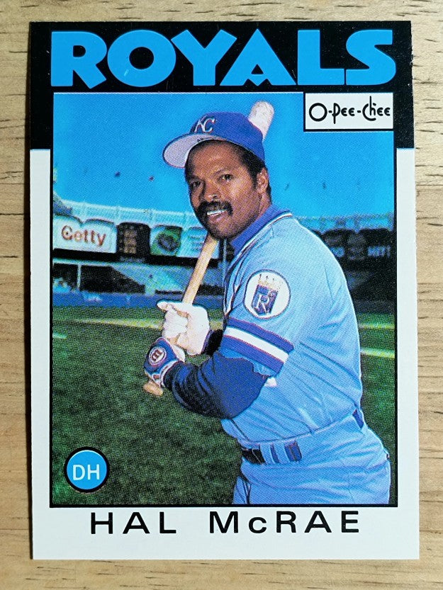 1986 O-Pee-Chee #278 Hal McRae