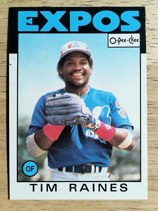 1986 O-Pee-Chee #280 Tim Raines