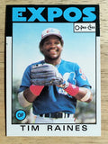 1986 O-Pee-Chee #280 Tim Raines