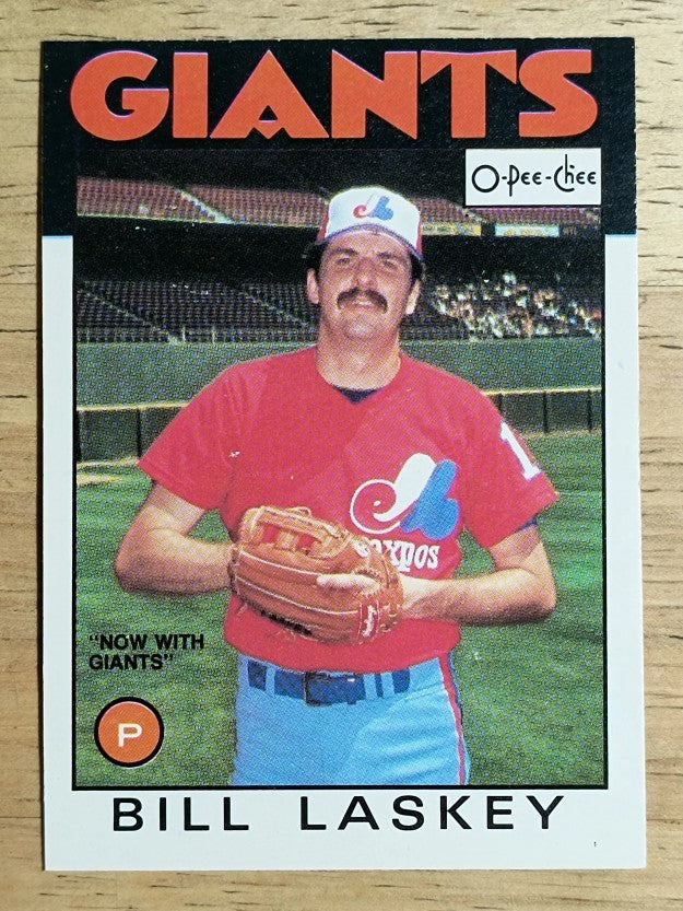 1986 O-Pee-Chee #281 Bill Laskey