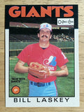 1986 O-Pee-Chee #281 Bill Laskey
