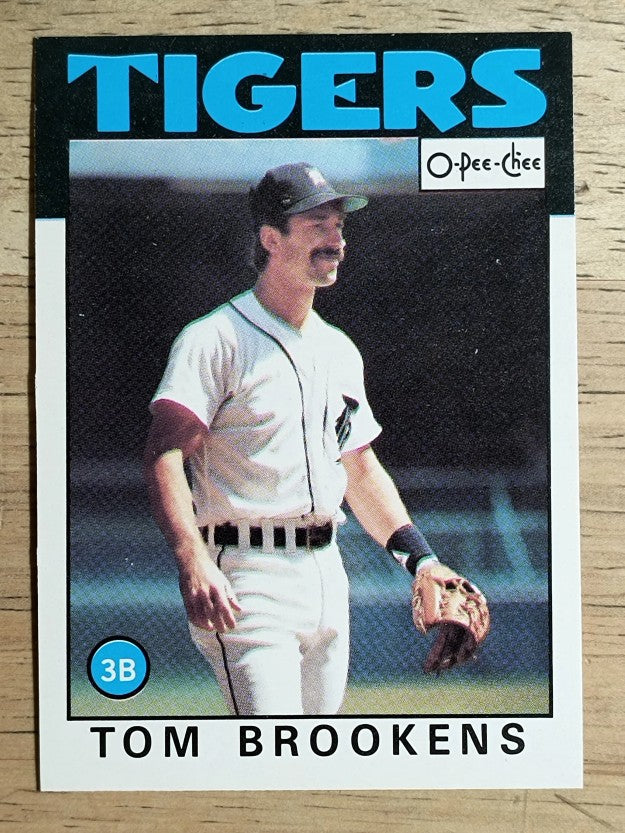 1986 O-Pee-Chee #286 Tom Brookens