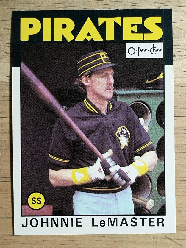 1986 O-Pee-Chee #289 Johnnie LeMaster