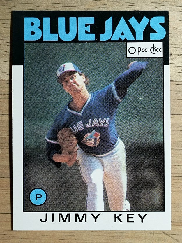 1986 O-Pee-Chee #291 Jimmy Key