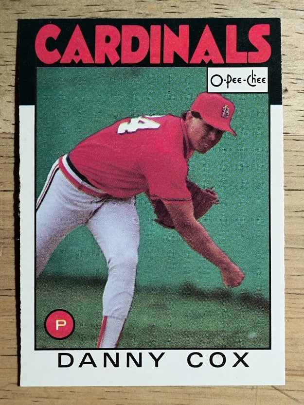 1986 O-Pee-Chee #294 Danny Cox