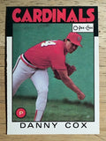 1986 O-Pee-Chee #294 Danny Cox