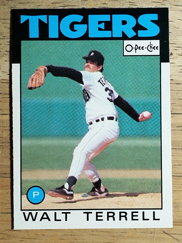 1986 O-Pee-Chee #301 Walt Terrell