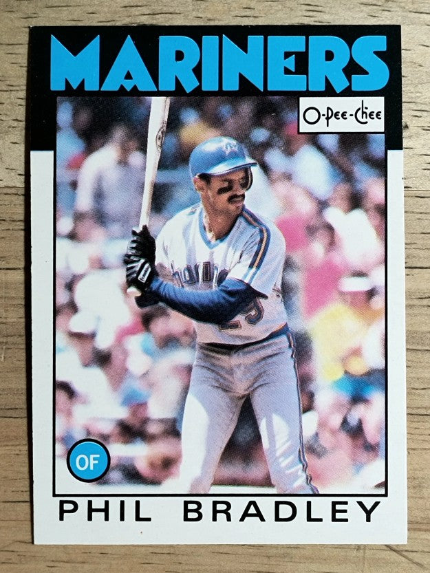 1986 O-Pee-Chee #305 Phil Bradley