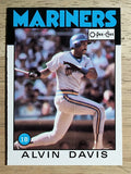 1986 O-Pee-Chee #309 Alvin Davis