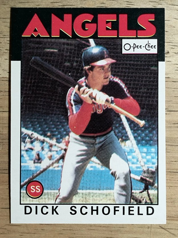 1986 O-Pee-Chee #311 Dick Schofield