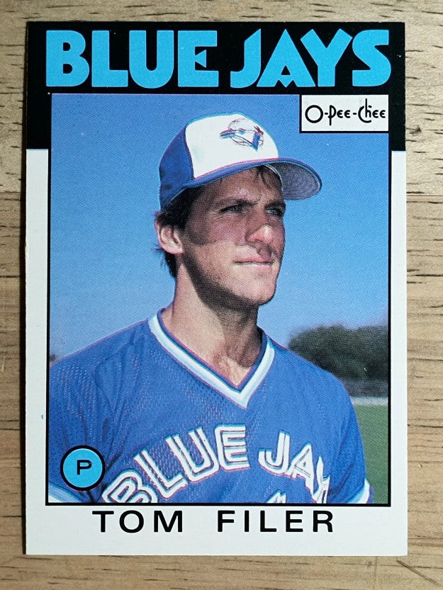 1986 O-Pee-Chee #312 Tom Filer