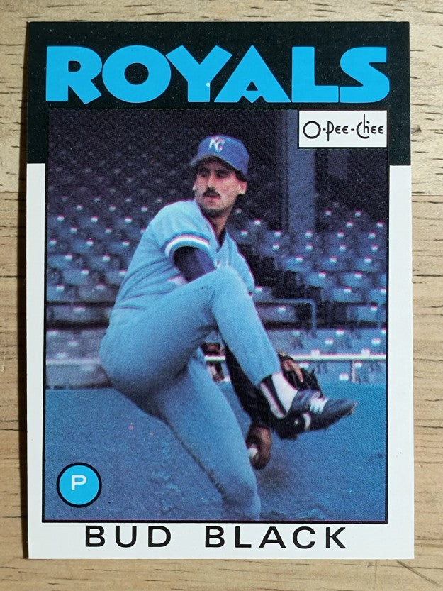 1986 O-Pee-Chee #319 Bud Black