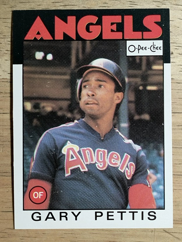 1986 O-Pee-Chee #323 Gary Pettis