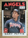 1986 O-Pee-Chee #323 Gary Pettis
