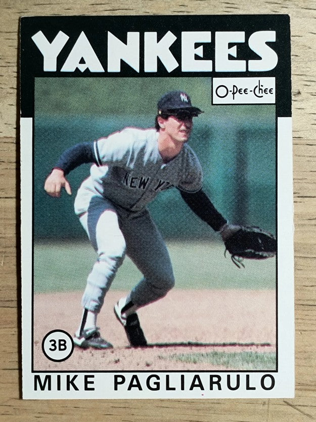 1986 O-Pee-Chee #327 Mike Pagliarulo
