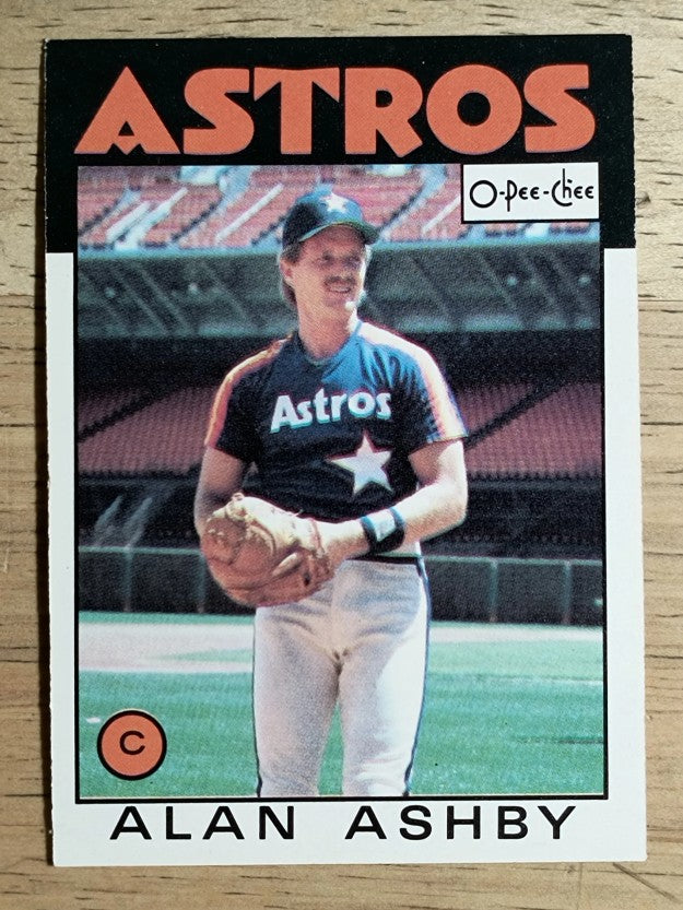 1986 O-Pee-Chee #331 Alan Ashby