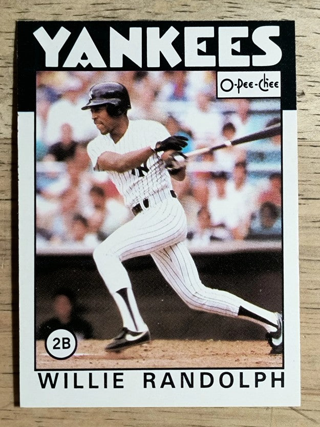 1986 O-Pee-Chee #332 Willie Randolph
